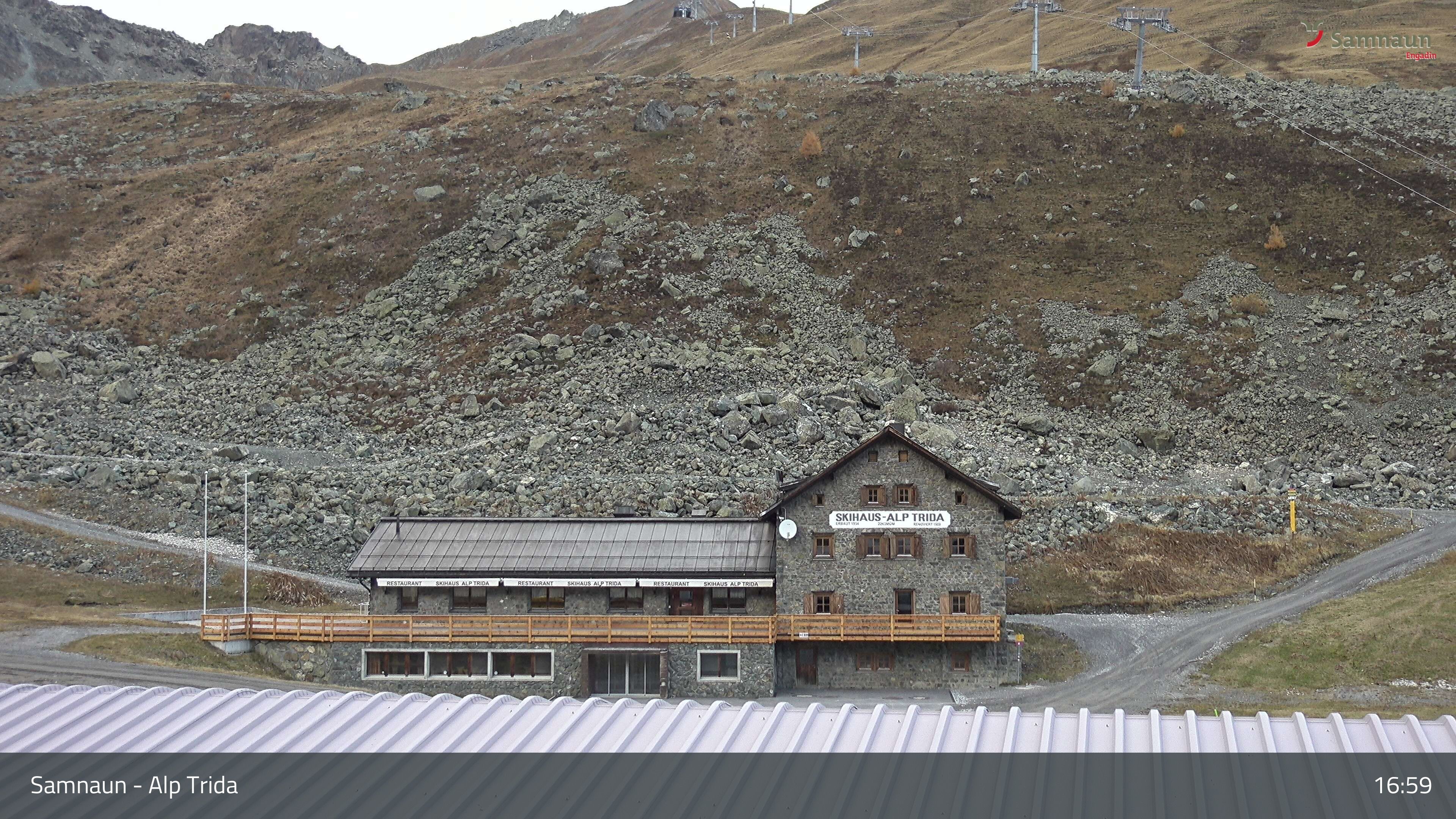 Compatsch: Samnaun - Alp Trida, Restaurant Skihaus