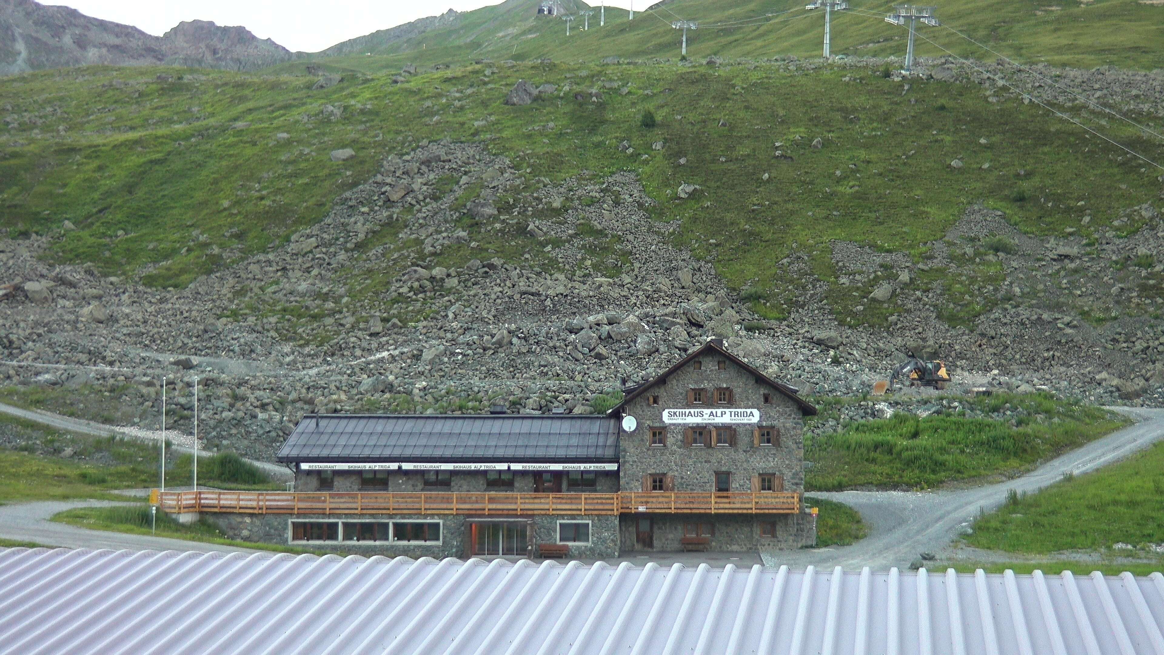 Compatsch: Samnaun - Alp Trida, Restaurant Skihaus