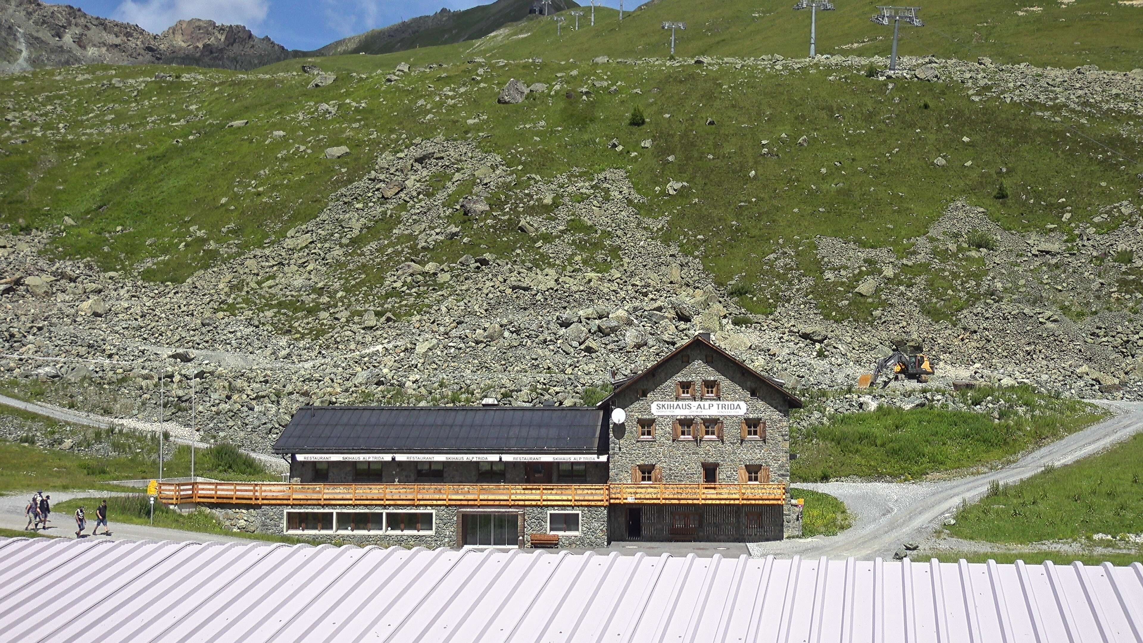 Compatsch: Samnaun - Alp Trida, Restaurant Skihaus