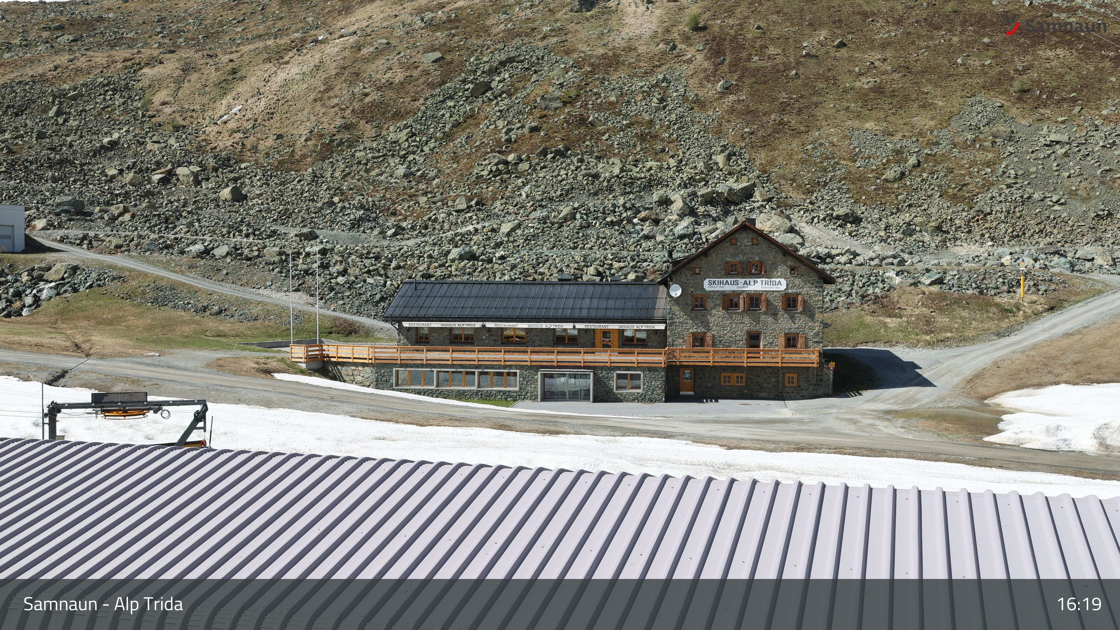 Compatsch: Samnaun - Alp Trida, Restaurant Skihaus