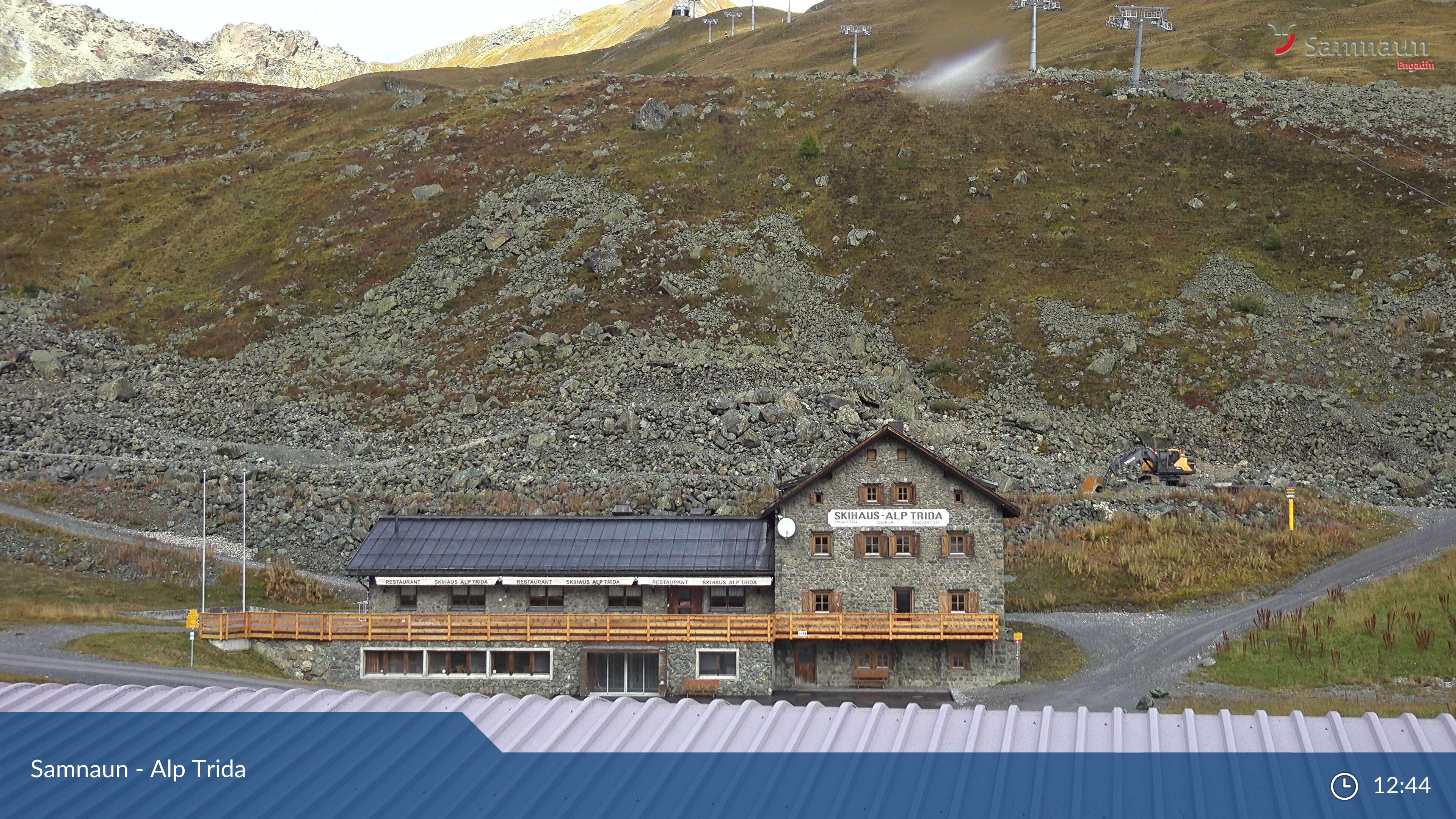 Compatsch: Samnaun - Alp Trida, Restaurant Skihaus