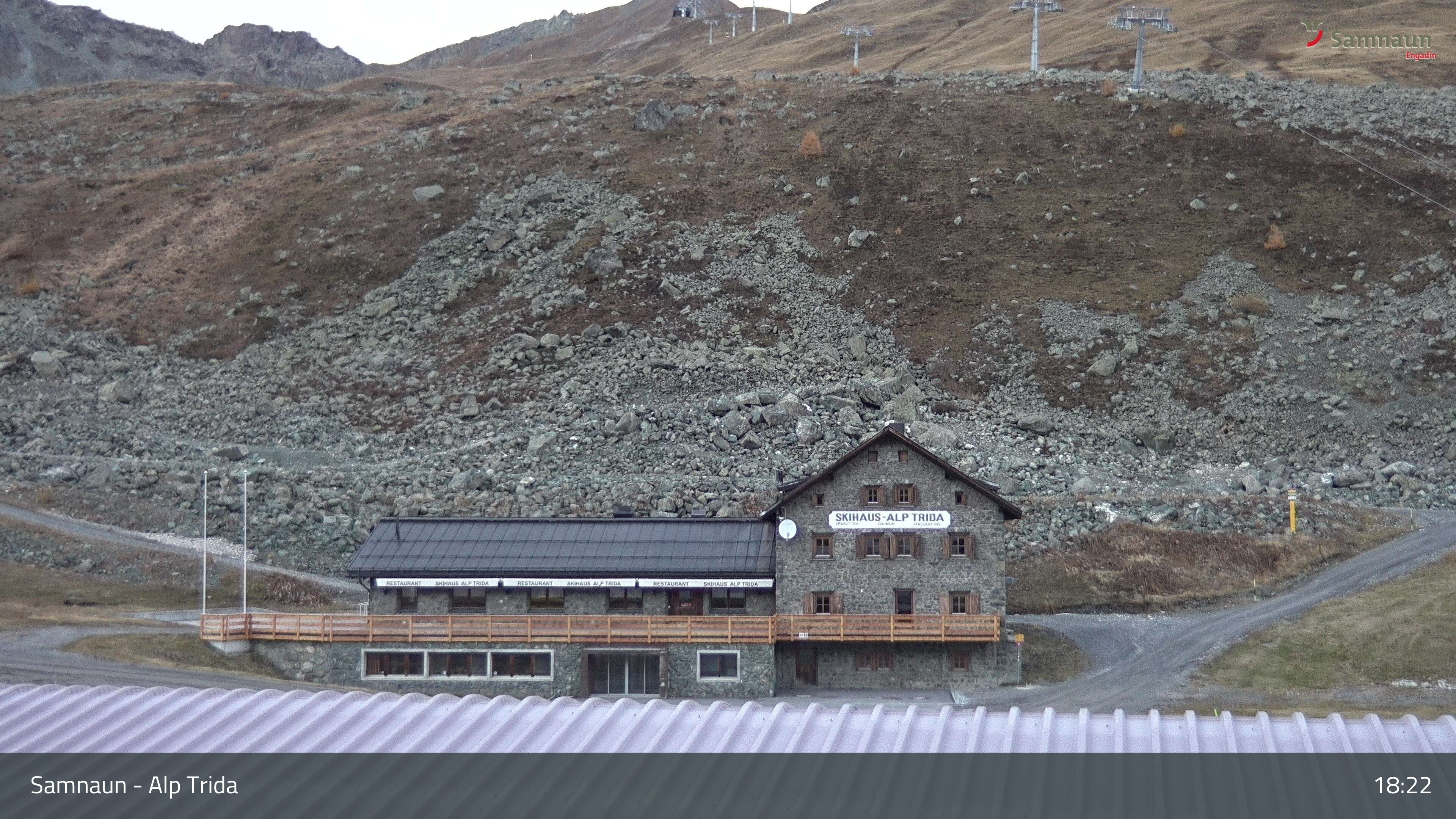 Compatsch: Samnaun - Alp Trida, Restaurant Skihaus