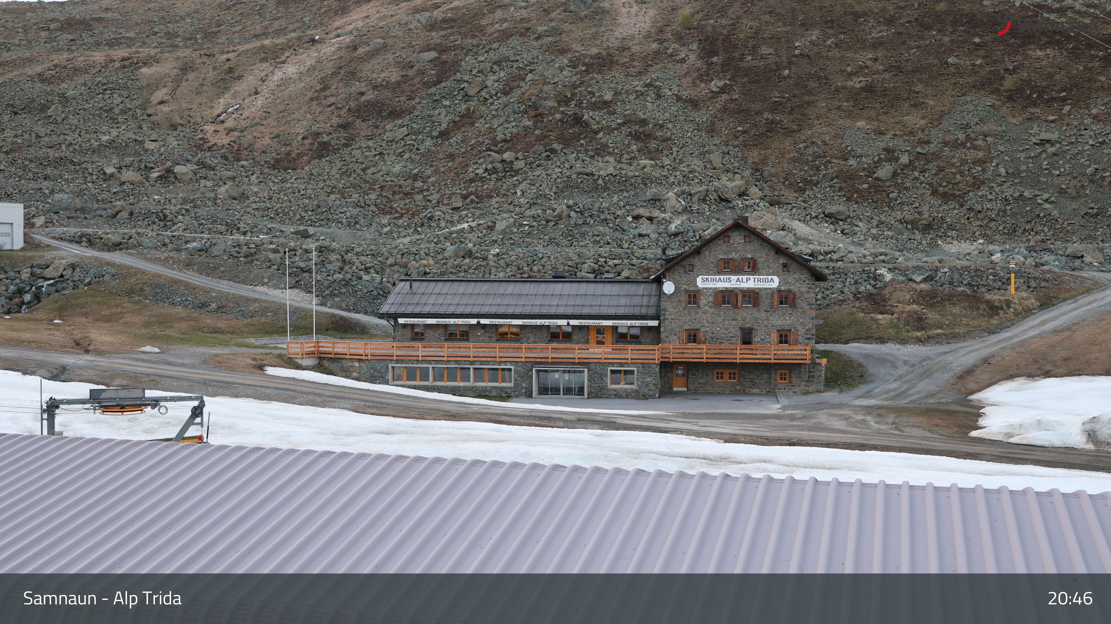 Compatsch: Samnaun - Alp Trida, Restaurant Skihaus