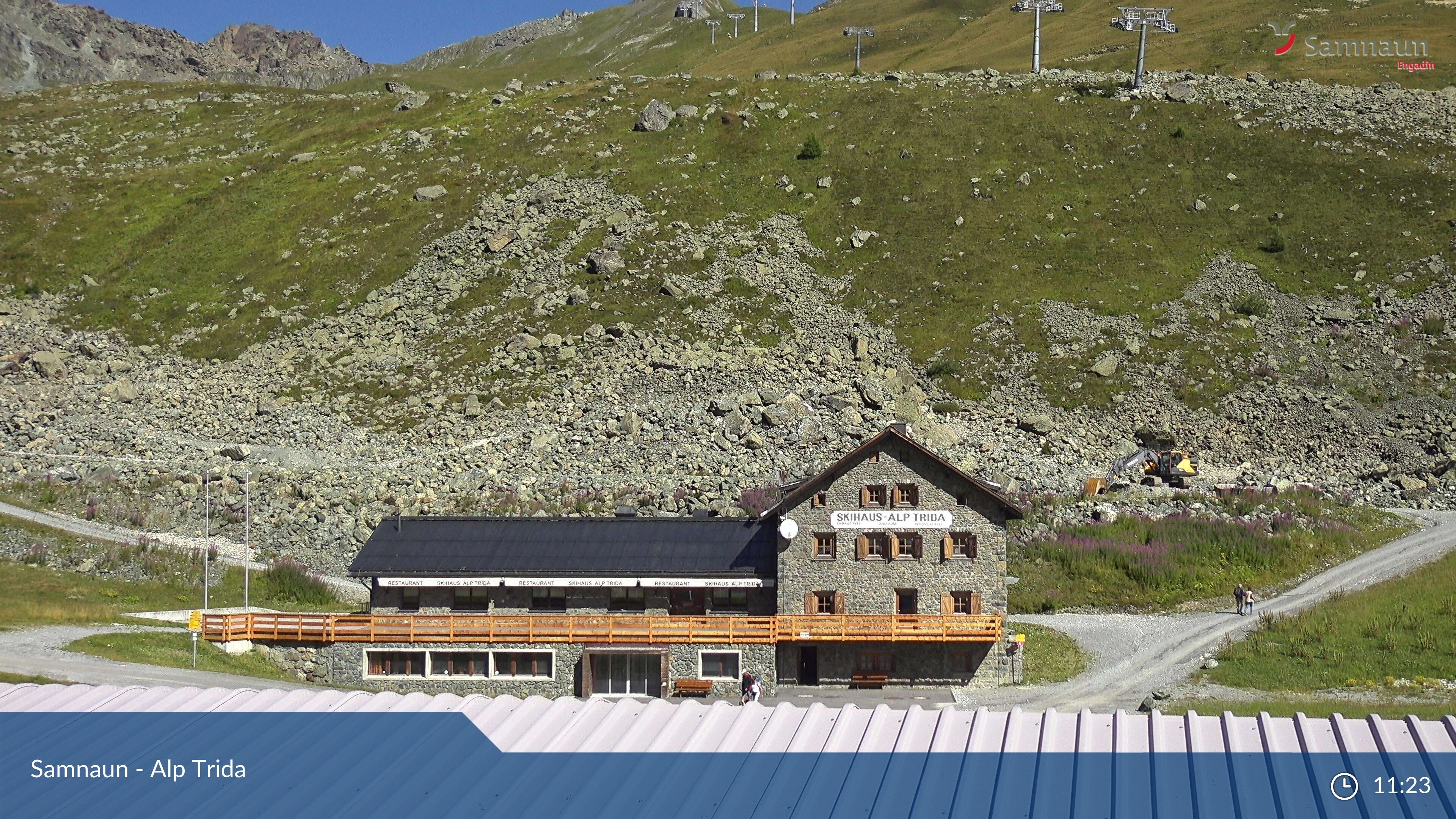 Compatsch: Samnaun - Alp Trida, Restaurant Skihaus