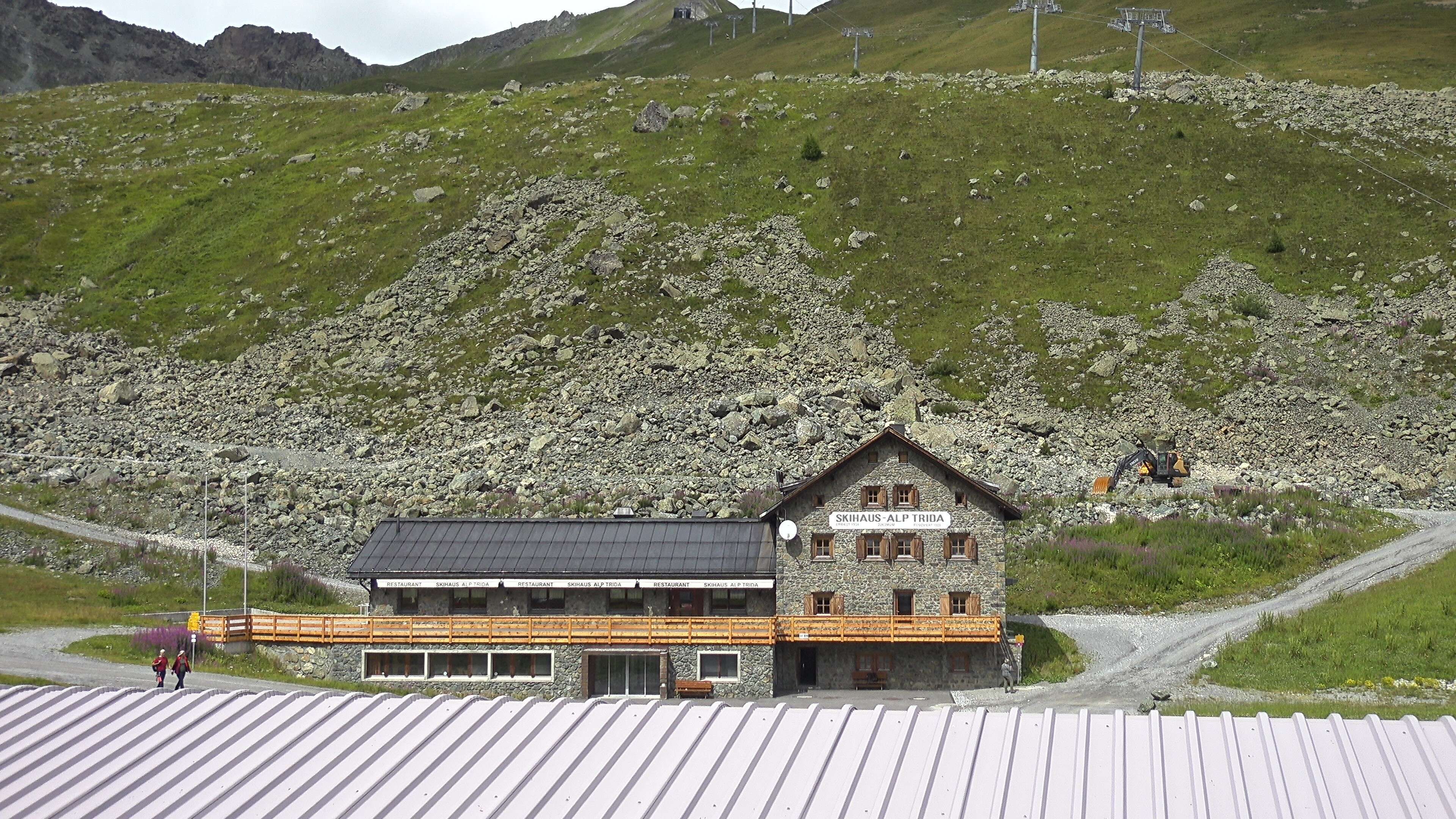 Compatsch: Samnaun - Alp Trida, Restaurant Skihaus