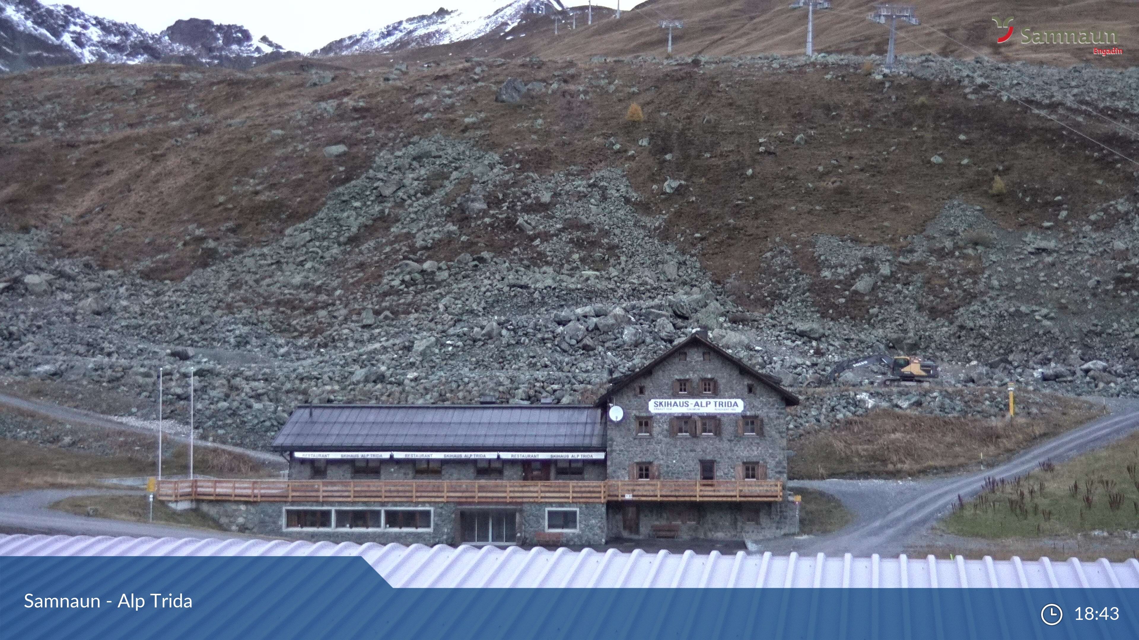 Compatsch: Samnaun - Alp Trida, Restaurant Skihaus