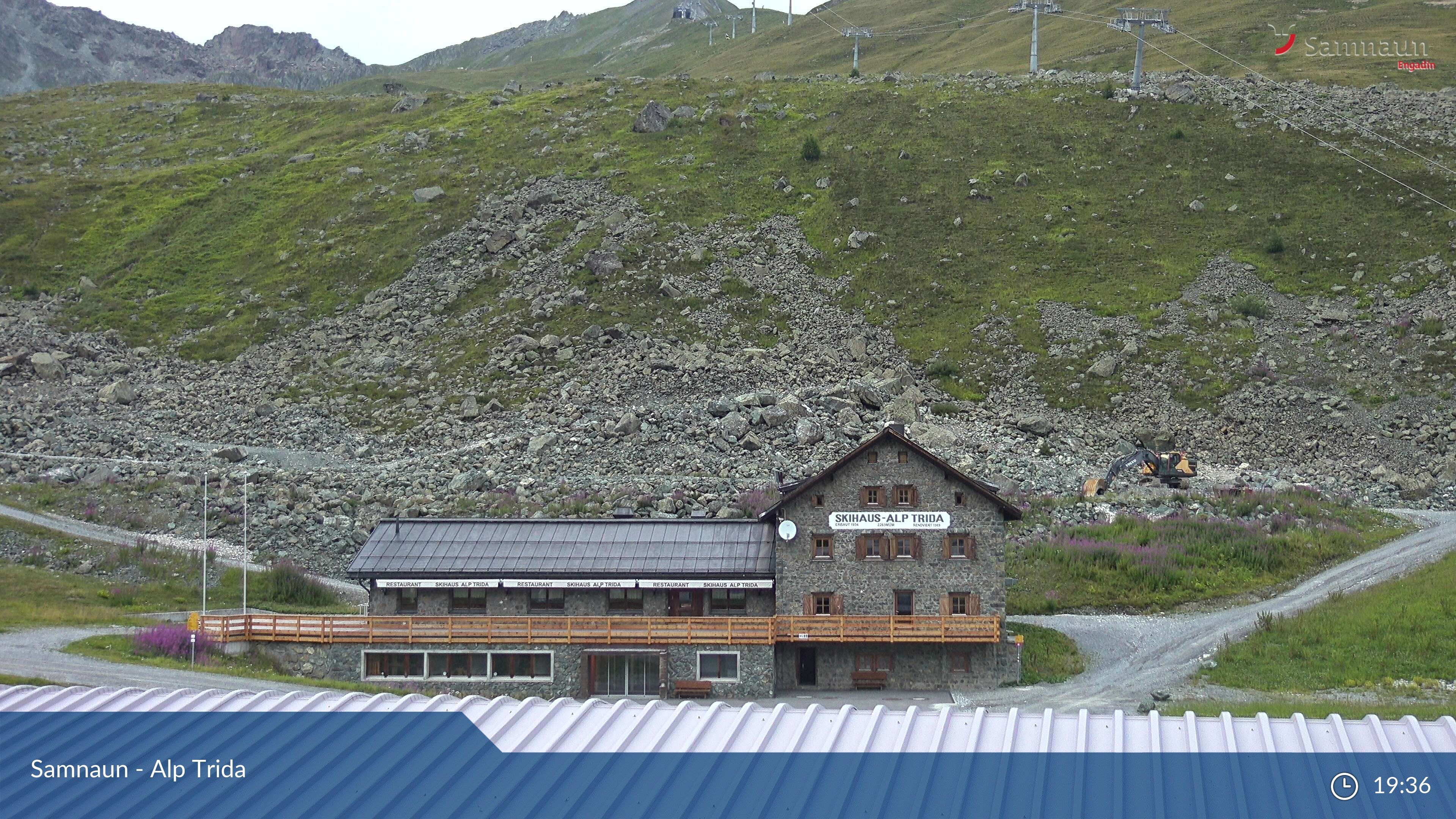 Compatsch: Samnaun - Alp Trida, Restaurant Skihaus