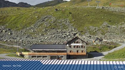 Compatsch: Samnaun - Alp Trida, Restaurant Skihaus