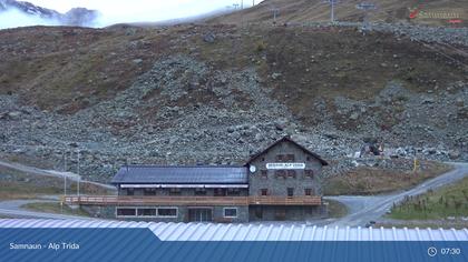 Compatsch: Samnaun - Alp Trida, Restaurant Skihaus