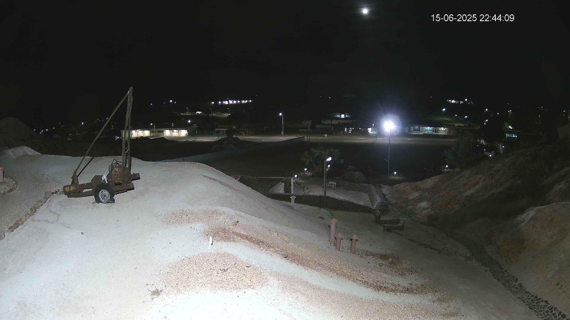 Opal Mines overlooking Coober Pedy landscape Webcam