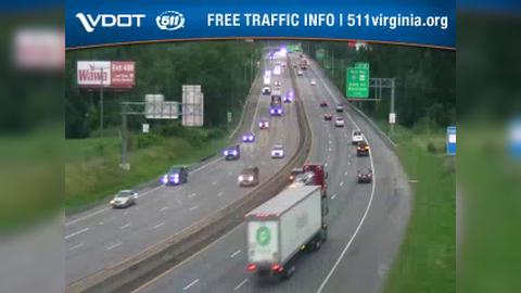 Traffic Cam Colonial Heights: I-95 - MM 53.2 - SB - South Park