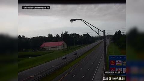 Traffic Cam Jacksonville: I-295 W N of Commonwealth RR