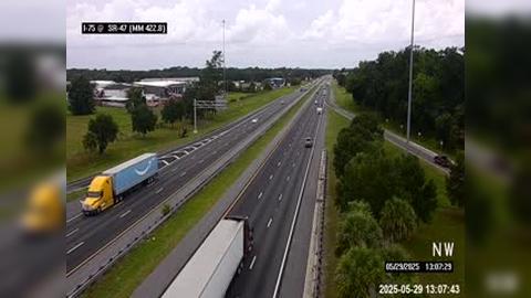 Traffic Cam Bass: I-75 @ MM 422.8 - SR-47