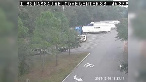 Traffic Cam Gross: TPAS-20310: I-95 SB Nassau Welcome Center B