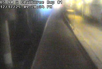 Traffic Cam French Quarter: US 90 at Claiborne Ramp