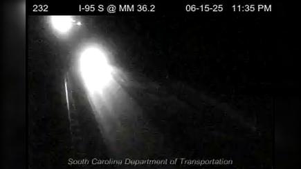 Traffic Cam Yemassee: I-95 S @ MM 36.2