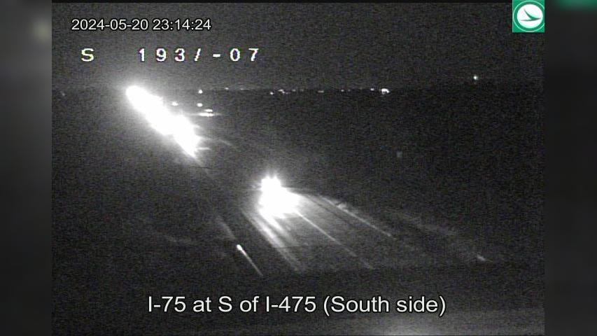Traffic Cam Perrysburg: I-75 at S of I-475 (South side)