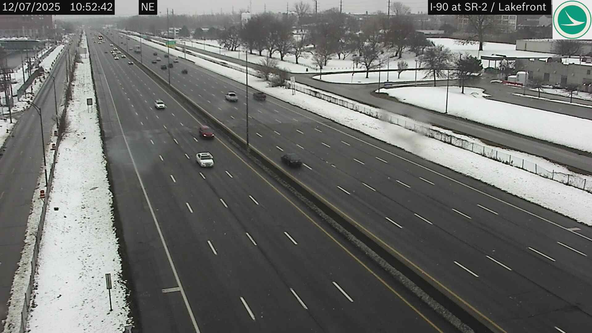 Traffic Cam Asiatown: I-90 at SR-2 - Lakefront Airport