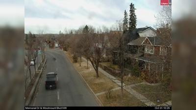 West End Traffic: Memorial Dr & 10A St NW