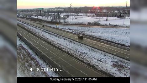Traffic Cam Madison: I-41 at County J