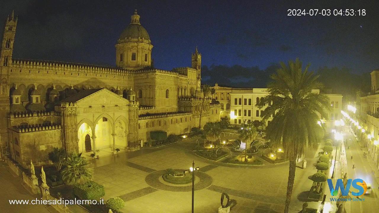 Webcam Palermo, Cattedrale - Arcidiocesi di Palermo