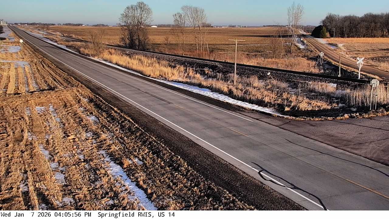 Traffic Cam Cobden: US 14: U.S.14 (Springfield - MP 80.7): U.S.14 (Springfield - MP 80.7) View
