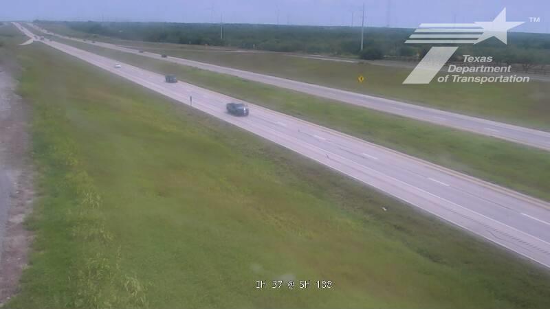 Traffic Cam Mathis › North: IH 37 @ SH 188