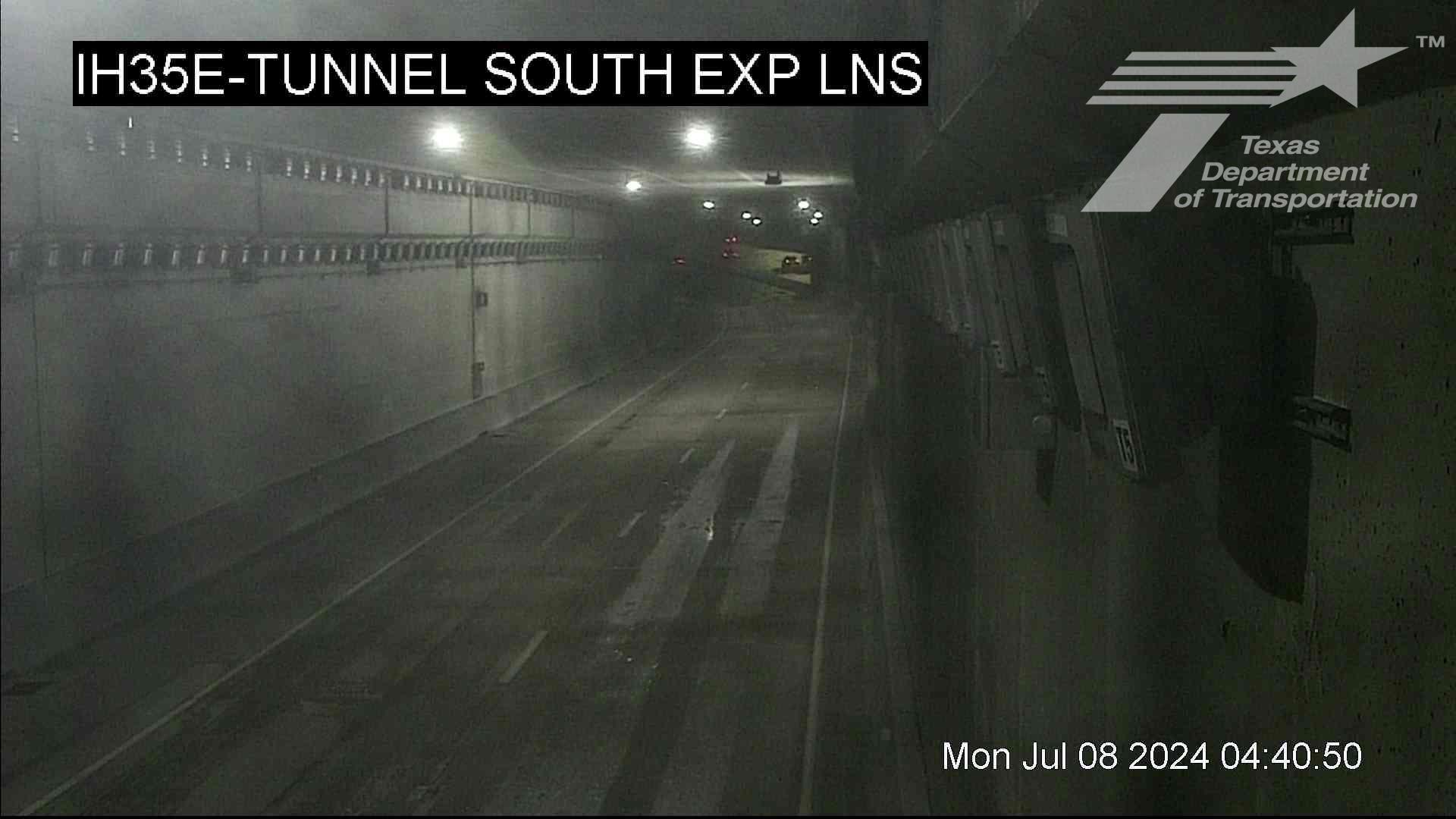 Traffic Cam Dallas › North: I-35E @ Tunnel SB Express Lane