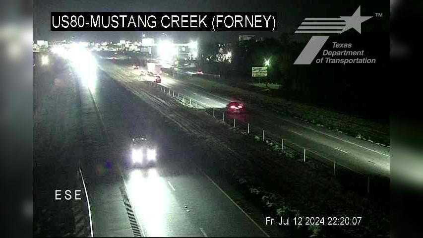 Traffic Cam Forney › East: US 80 @ Mustang Creek