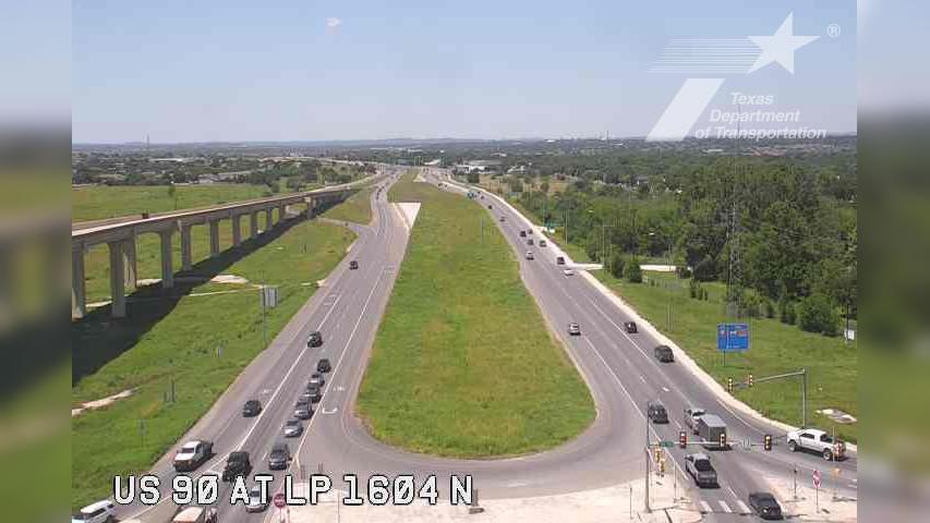 Traffic Cam San Antonio › West: US 90 at LP 1604 N