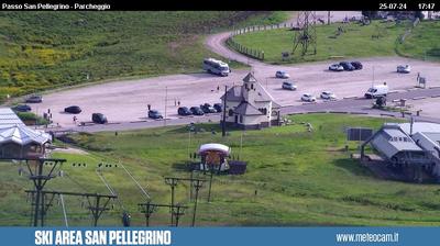 Preview delle webcam di Moena: Passo San Pellegrino - Cima Uomo