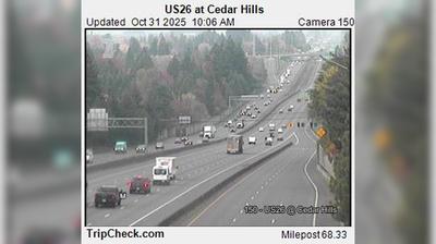 Beaverton Traffic: US26 & Cedar Hills