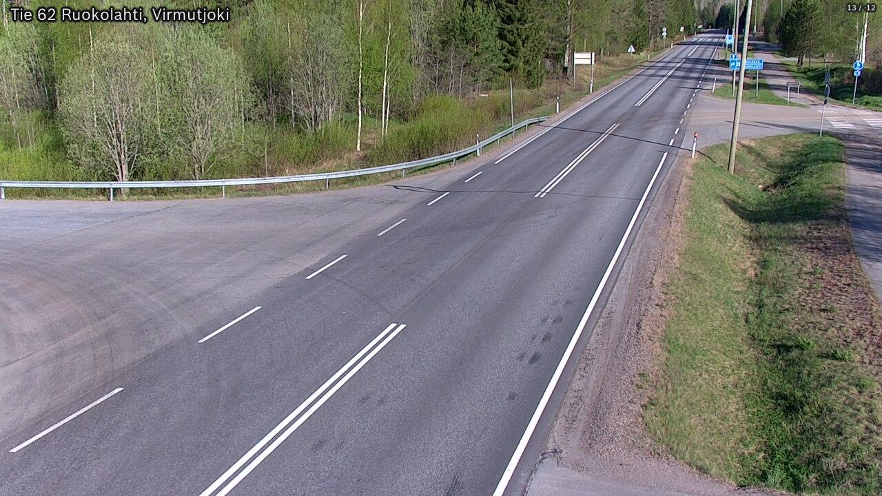 Traffic Cam Ruokolahti: Tie 62 Virmutjoki - Puumalaan
