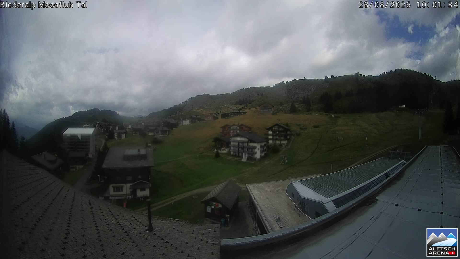 Riederalp: Aletsch Arena - Riederfurka Dorf von SB Riederfurka Bergstation