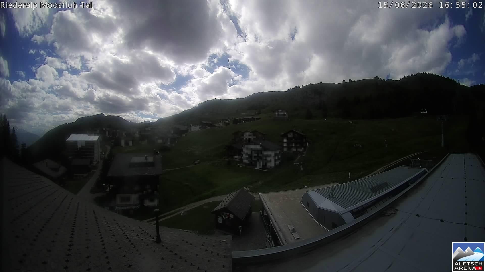 Riederalp: Aletsch Arena - Riederfurka Dorf von SB Riederfurka Bergstation