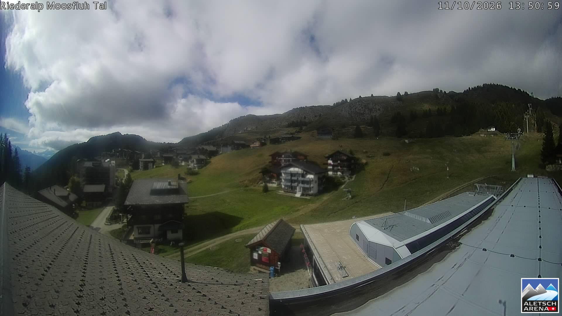 Riederalp: Aletsch Arena - Riederfurka Dorf von SB Riederfurka Bergstation