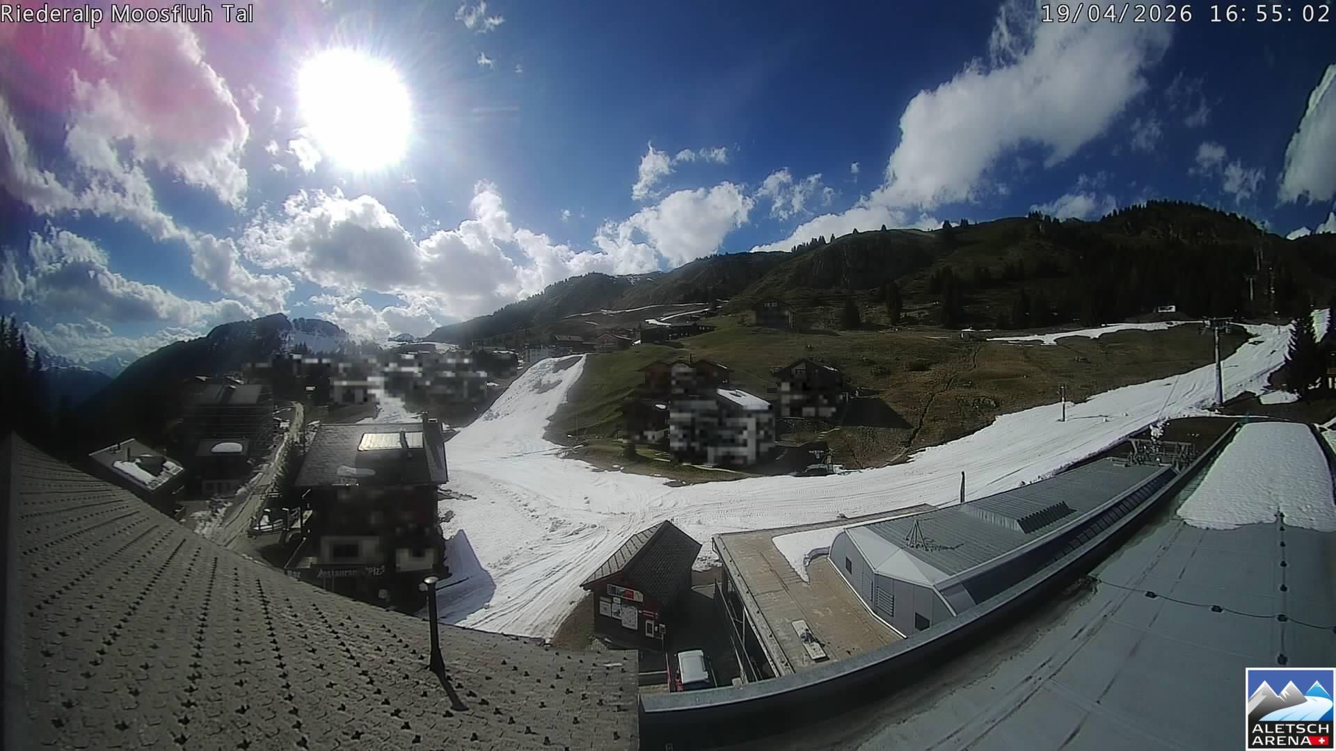 Riederalp: Aletsch Arena - Riederfurka Dorf von SB Riederfurka Bergstation