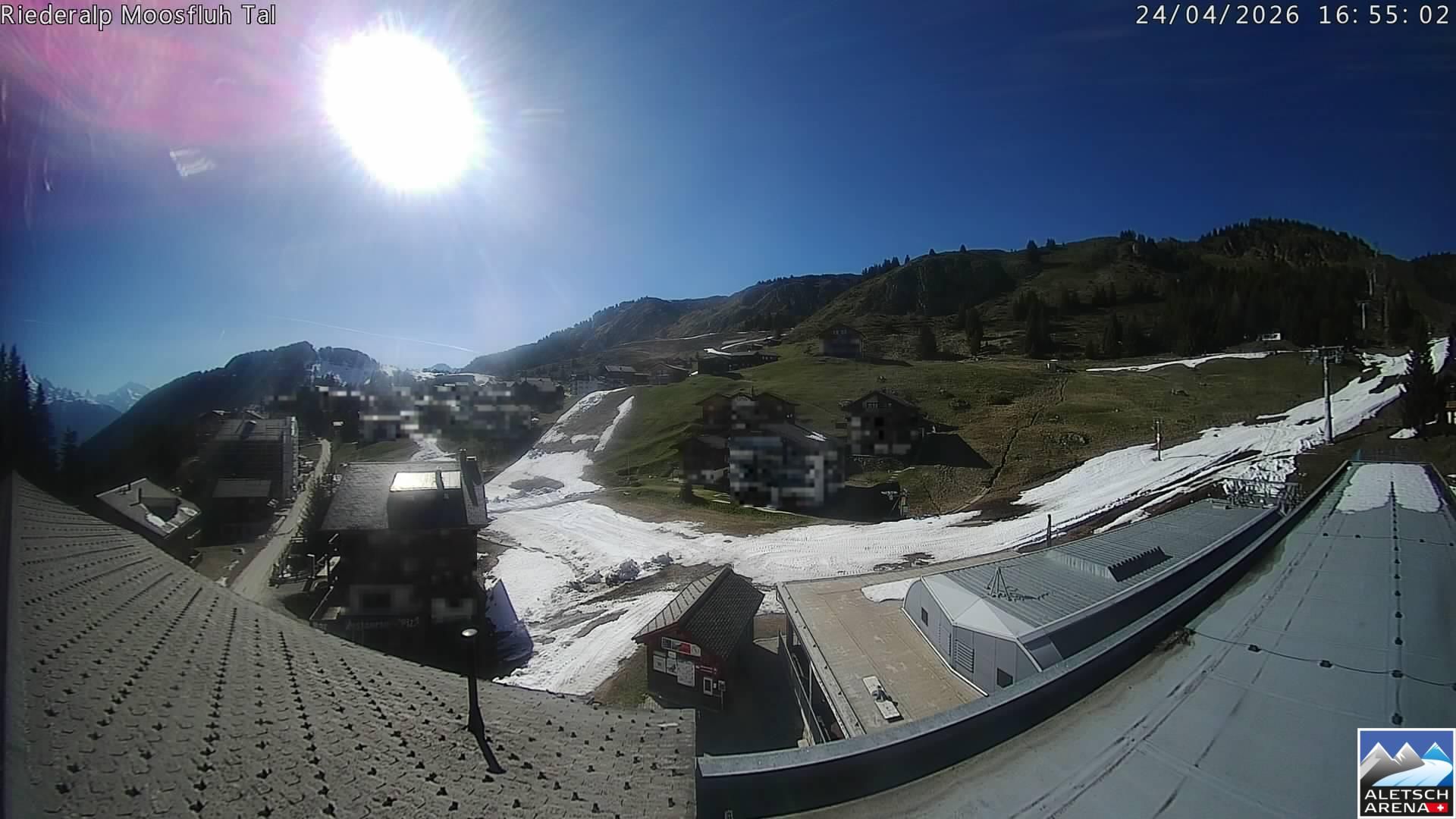 Riederalp: Aletsch Arena - Riederfurka Dorf von SB Riederfurka Bergstation