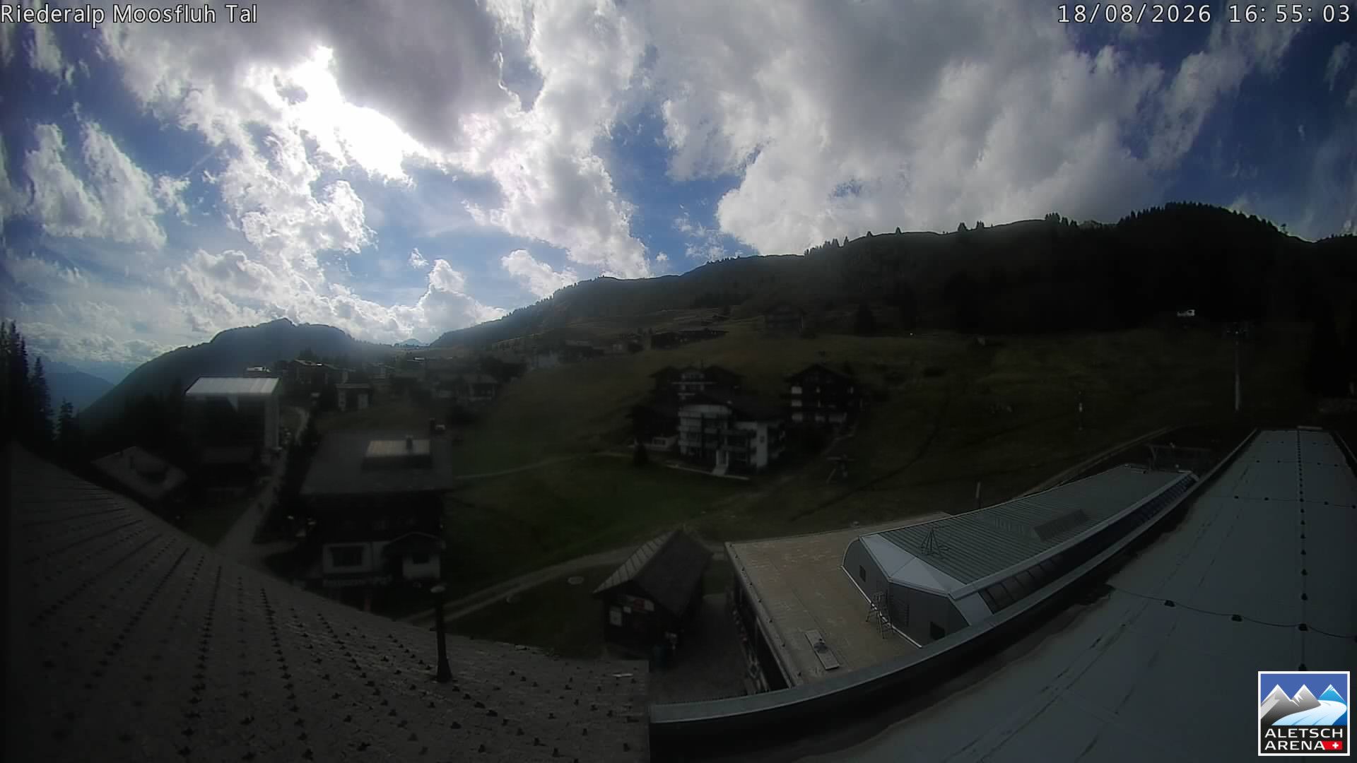 Riederalp: Aletsch Arena - Riederfurka Dorf von SB Riederfurka Bergstation
