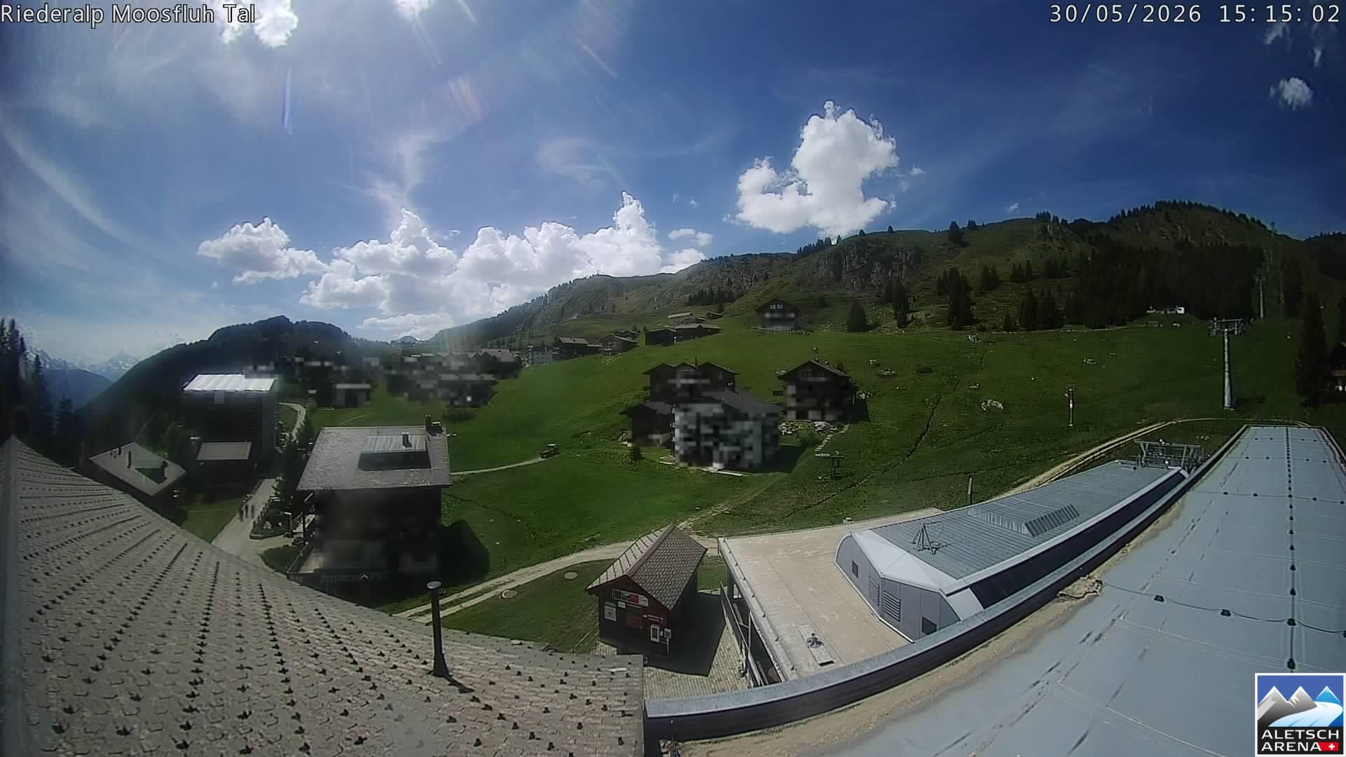 Riederalp: Aletsch Arena - Riederfurka Dorf von SB Riederfurka Bergstation