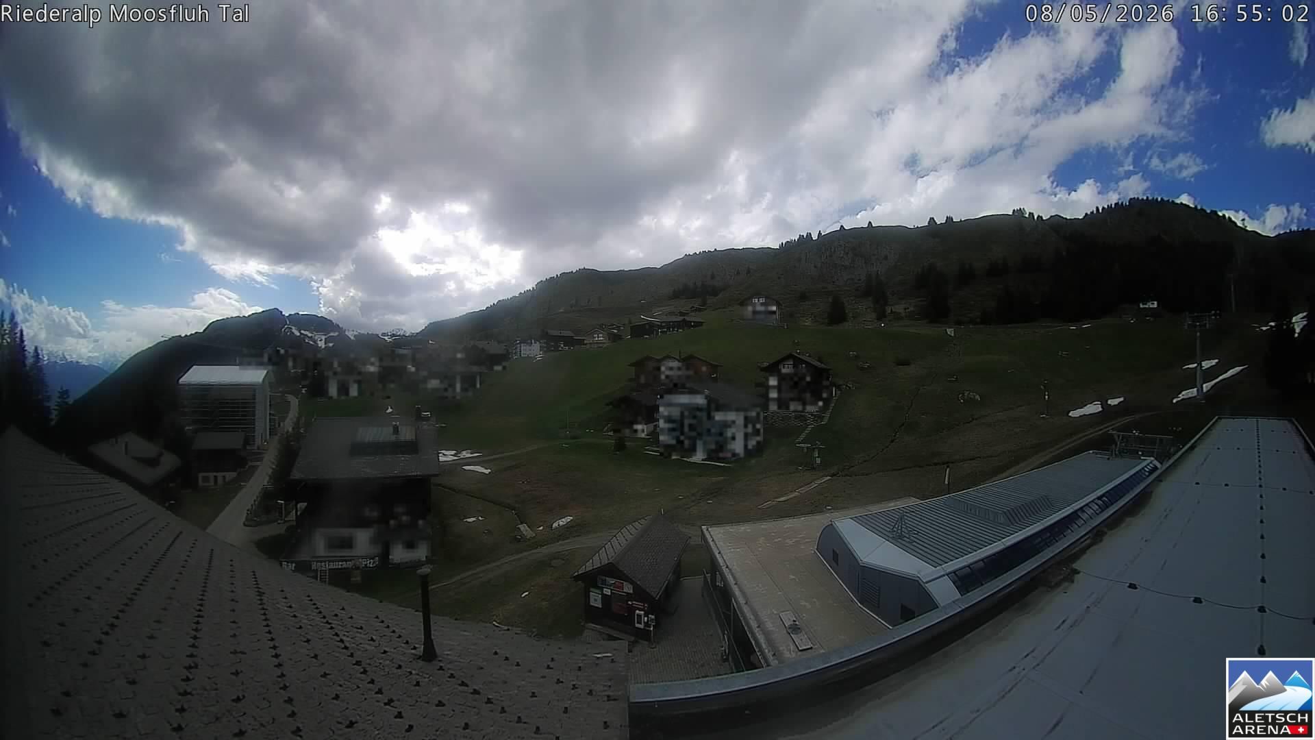 Riederalp: Aletsch Arena - Riederfurka Dorf von SB Riederfurka Bergstation