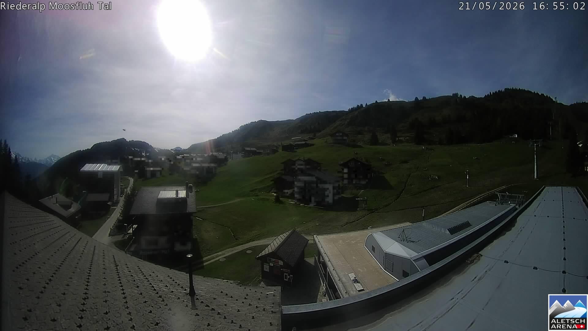 Riederalp: Aletsch Arena - Riederfurka Dorf von SB Riederfurka Bergstation