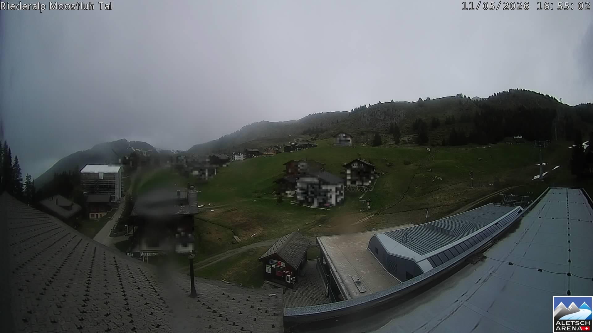 Riederalp: Aletsch Arena - Riederfurka Dorf von SB Riederfurka Bergstation