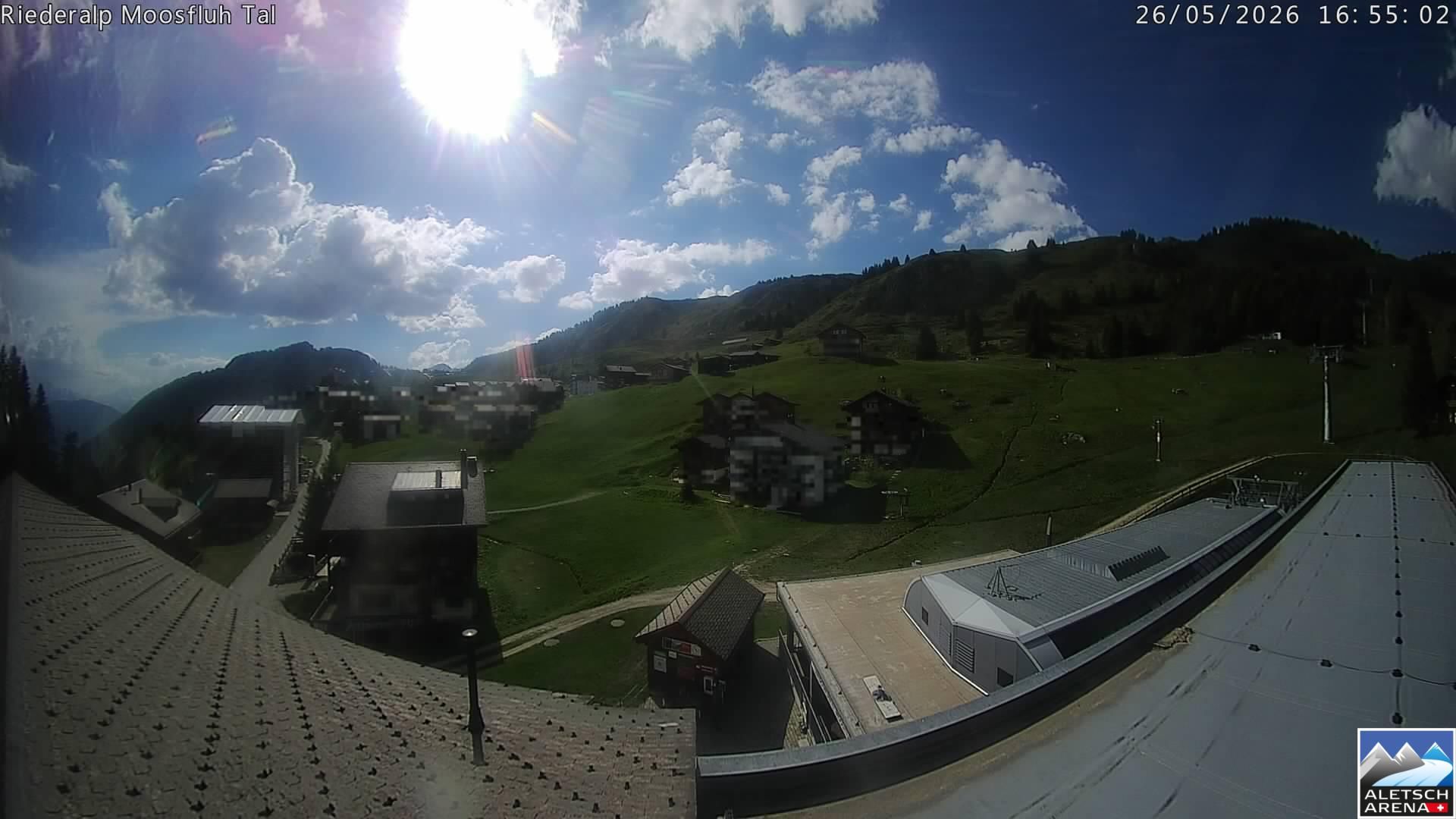 Riederalp: Aletsch Arena - Riederfurka Dorf von SB Riederfurka Bergstation