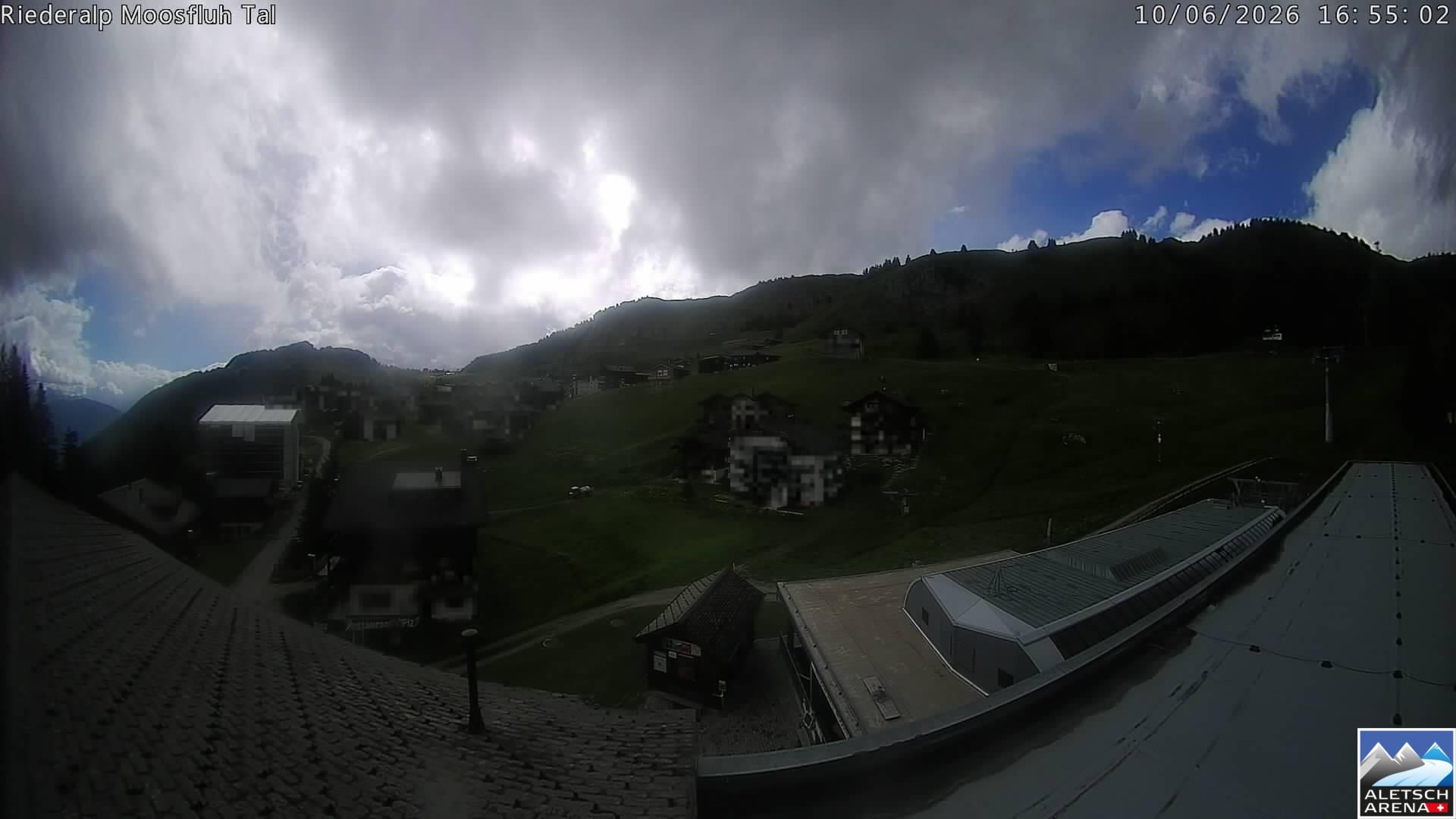 Riederalp: Aletsch Arena - Riederfurka Dorf von SB Riederfurka Bergstation