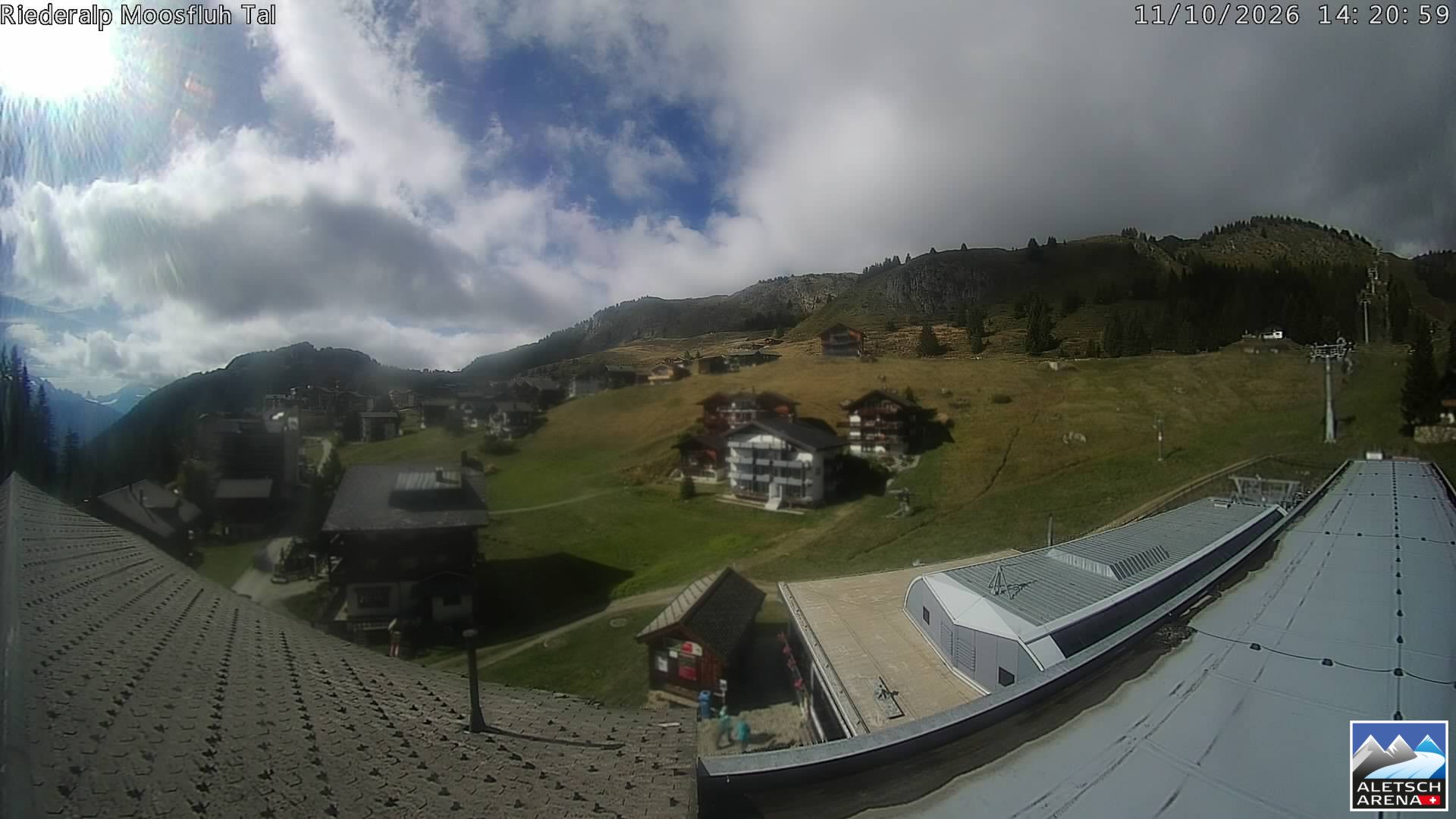 Riederalp: Aletsch Arena - Riederfurka Dorf von SB Riederfurka Bergstation