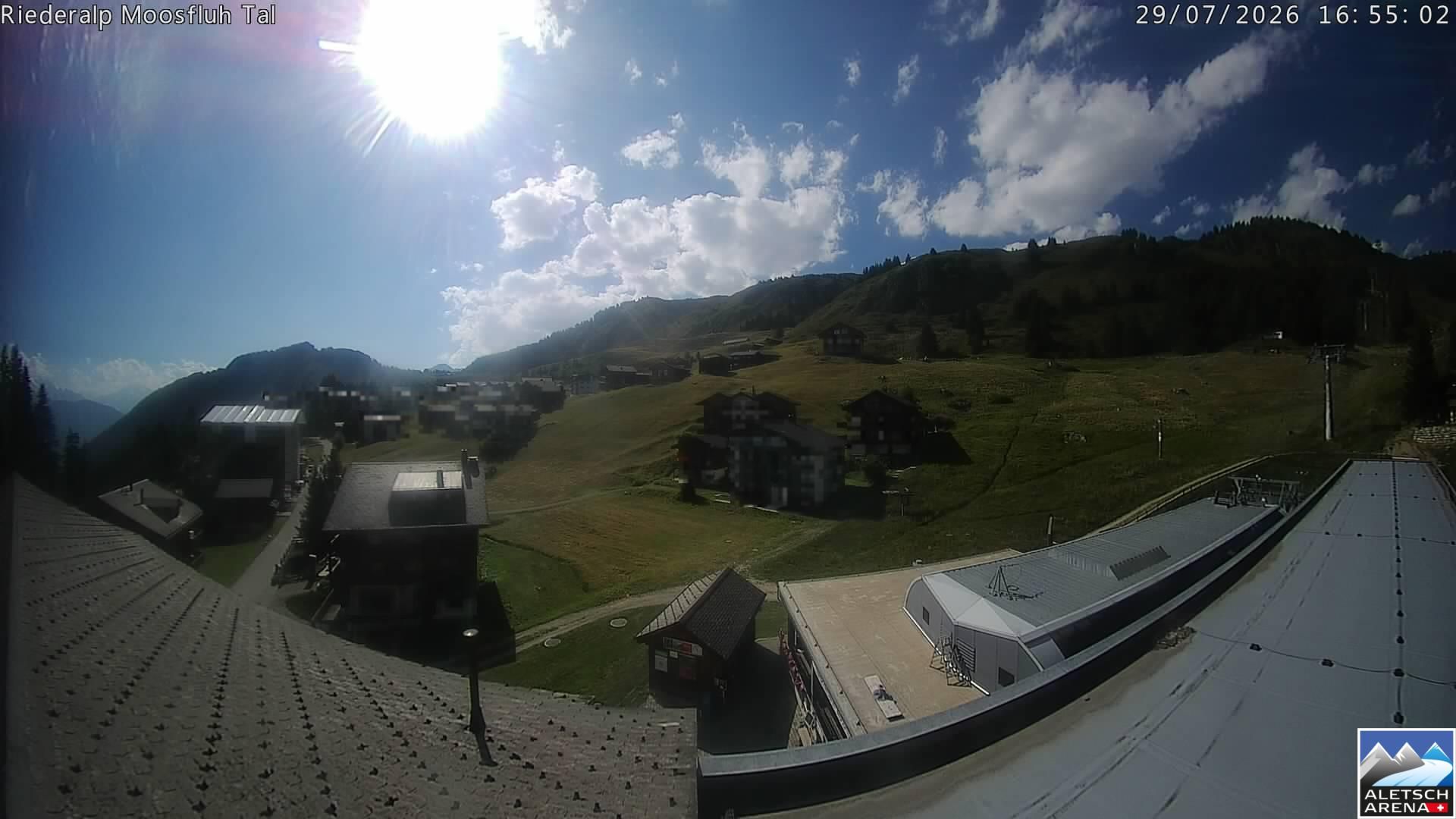 Riederalp: Aletsch Arena - Riederfurka Dorf von SB Riederfurka Bergstation