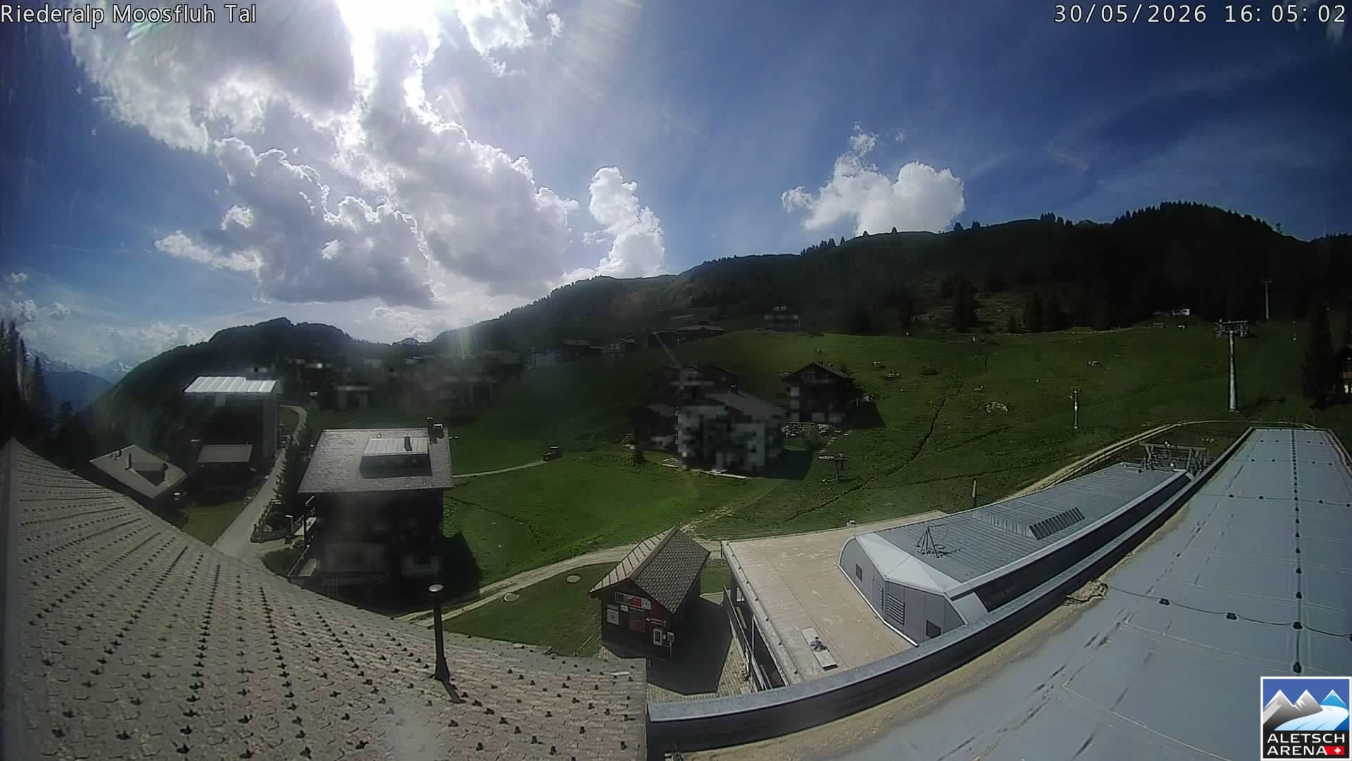 Riederalp: Aletsch Arena - Riederfurka Dorf von SB Riederfurka Bergstation