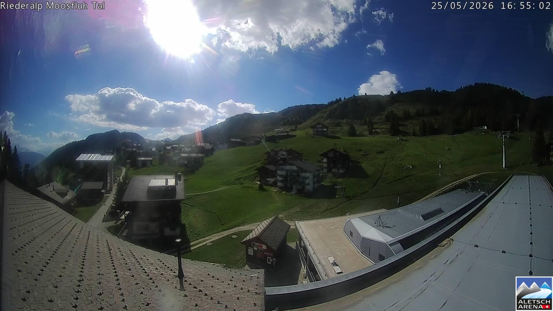 Riederalp: Aletsch Arena - Riederfurka Dorf von SB Riederfurka Bergstation