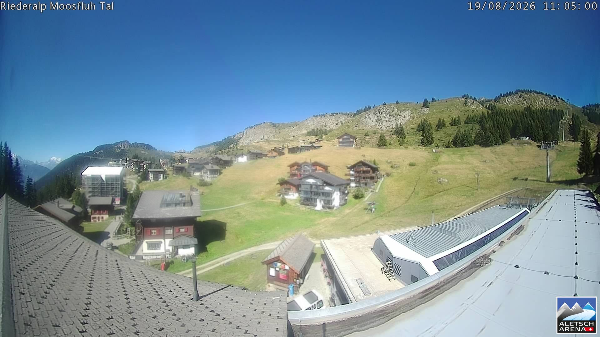 Riederalp: Aletsch Arena - Riederfurka Dorf von SB Riederfurka Bergstation